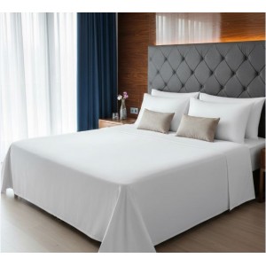 Çift kişilik Otel çarşafı  240x240cm 59 tel pamuk polyester akfil kumaş